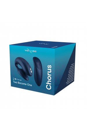 Вибромассажер для пар we-vibe chorus синий 11 см