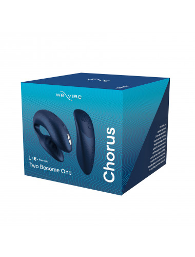 Вибромассажер для пар we-vibe chorus синий 11 см