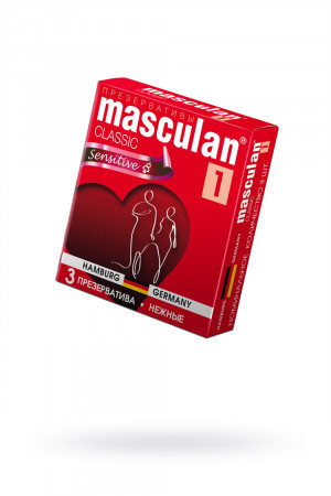 Презервативы Masculan Classic Senitive 3 шт 300