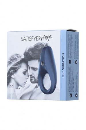 Эрекционное кольцо на пенис Satisfyer Rings синее 7,5 см J02008-11