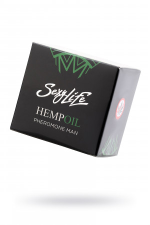 Ароматическое масло с феромонами sexy life hempoil мужские 5 мл