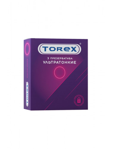 Презервативы ультратонкие torex №3