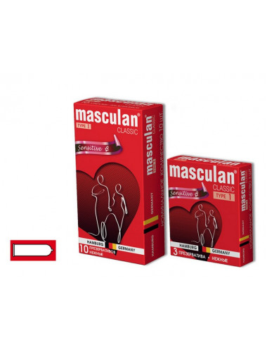 Презервативы masculan classic senitive 3 шт