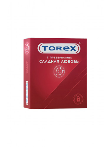 Презервативы сладкая любовь torex №3