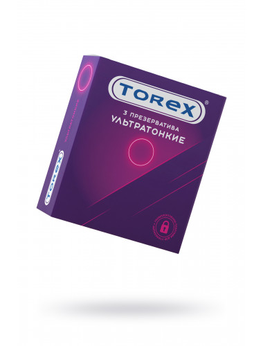 Презервативы ультратонкие torex №3