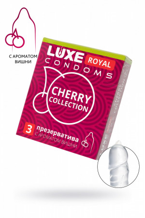 Презервативы Luxe Royal Вишня 3 шт 732/1