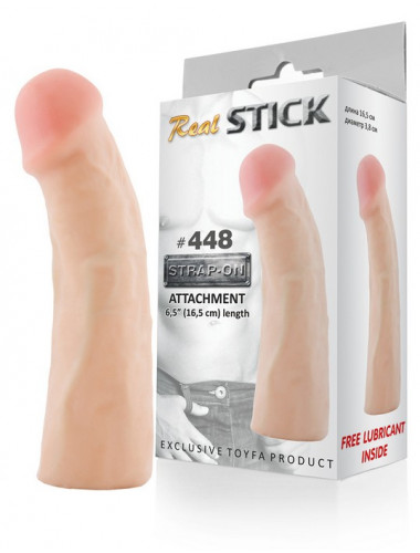 Фаллоимитатор-насадка realstick #448 16,5 см