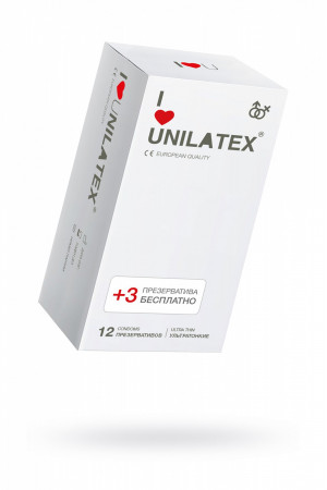 Презервативы Unilatex Natural Ultrathin ультратонкие №15 шт 3015