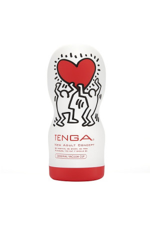 Мастурбатор tenga keith haring vacuum cup 