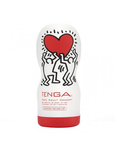 Мастурбатор tenga keith haring vacuum cup