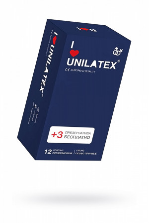 Презервативы Unilatex Extra Strong гладкие №15 шт 3022