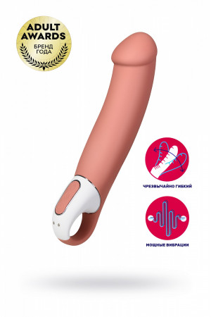 Вибратор Satisfyer Vibes Master силикон бежевый 23,5 см EE73-862-1017