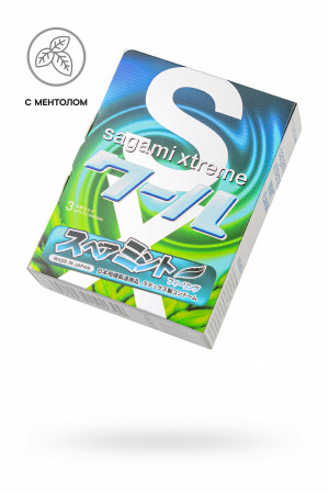 Презервативы Sagami xtreme Mint №3 759/1