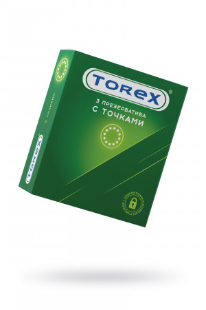 Презервативы точечные torex №3