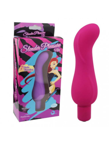 Минивибратор slender pleasure розовый 12,5 см