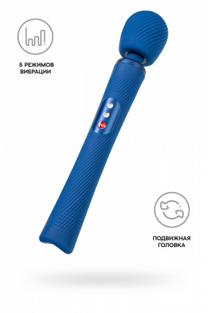 Вибромассажер Fun Factory Vim Vibrating Wand синий 31,3 см 10001