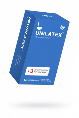 Презервативы Unilatex Natural Plain классические №15 шт 3013