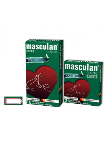 Презервативы masculan classic 4 увеличенного размера 3 шт