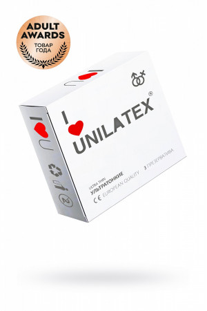 Презервативы Unilatex Natural Ultrathin ультратонкие № 3 шт  3012