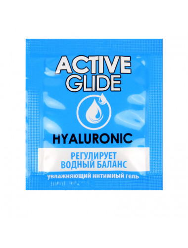 Увлажняющий интимный гель active glide hyaluronic 3 г