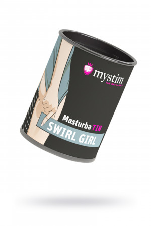 Мастурбатор mystim swirl gir белый 4,5 см