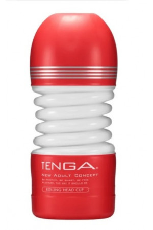 Мастурбатор tenga rolling head cup вращающаяся головка красный