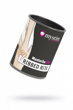 Мастурбатор Mystim Ribbed Ritay белый 4,5 см 46291