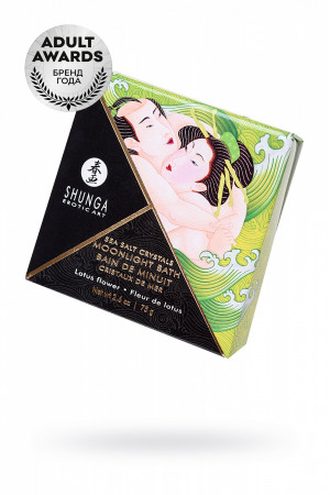 Соль Мёртвого моря Shunga Moonlight Bath Цветок лотоса с лечебными свойствами 75 гр 6617