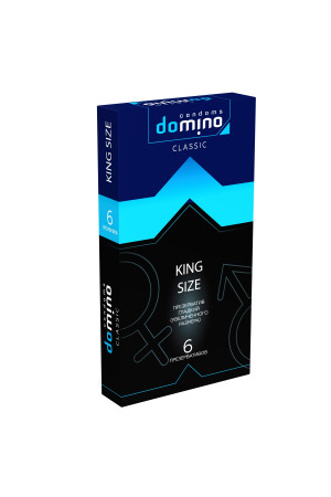 Презервативы luxe  domino classic king size 6 шт