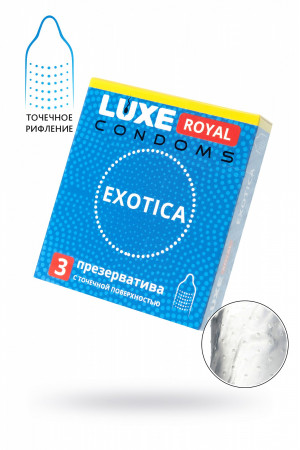 Презервативы Luxe Royal Экзотик 3 шт 734/1