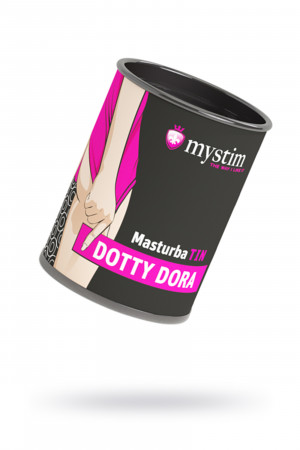 Мастурбатор mystim dotty dora белый 4,5 см