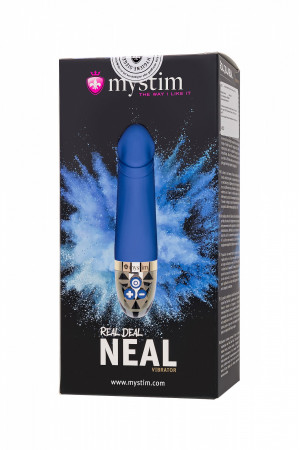 Вибратор Mystim Real Deal Neal синий 16,5 см 46532