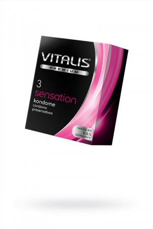 Презервативы ''VITALIS'' PREMIUM sensation №3 272