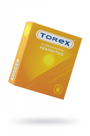 Презервативы ребристые torex №3