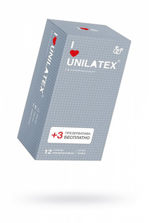 Презервативы Unilatex Dotted с точками №15 шт 3020