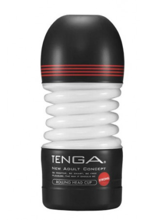 Мастурбатор tenga rolling head cup strong вращающаяся головка черный