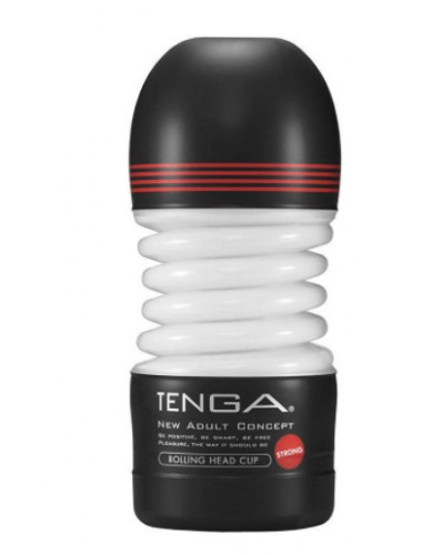 Мастурбатор tenga rolling head cup strong вращающаяся головка черный