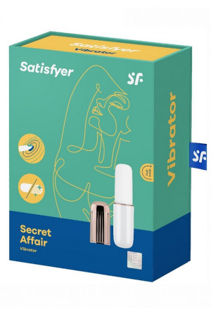 Вибромассажер satisfyer  secret affair белый 11,2 см