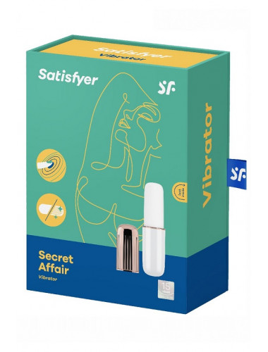 Вибромассажер satisfyer  secret affair белый 11,2 см