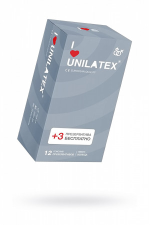 Презервативы Unilatex Ribbed ребристые №15 шт 3021