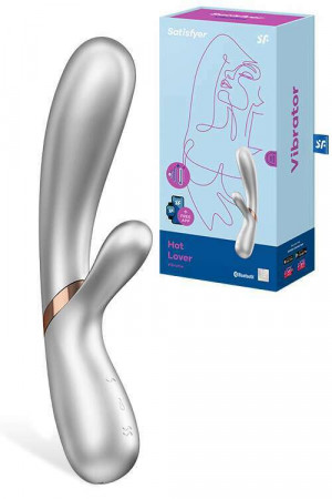 Многопрограммный вибратор satisfyer hot lover rabbit с функцией нагрева