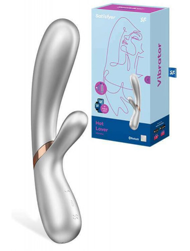 Многопрограммный вибратор satisfyer hot lover rabbit с функцией нагрева