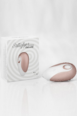 Вакуум-волновой бесконтактный стимулятор клитора satisfyer pro deluxe