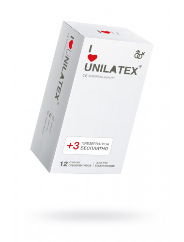 Презервативы unilatex natural ultrathin ультратонкие №15 шт