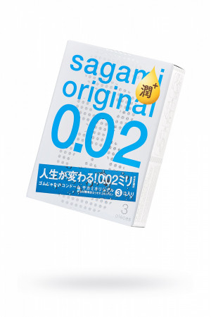 Презервативы полиуретановые Sagami Original 002 Extra Lub №3 739/1