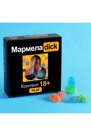 Мармелад в коробке play 18+ 50 г