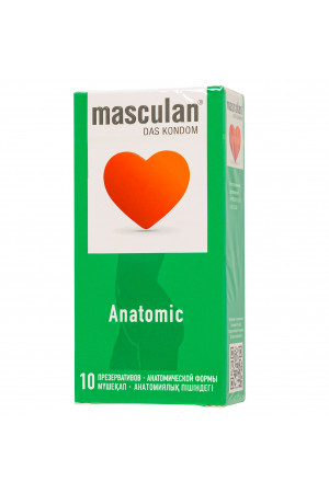 Презервативы Masculan Anatomic анатомической формы №10 328