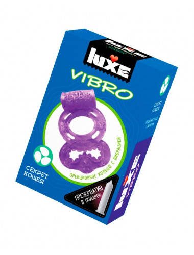 Виброкольцо секрет кощея + презерватив luxe vibro 1 шт