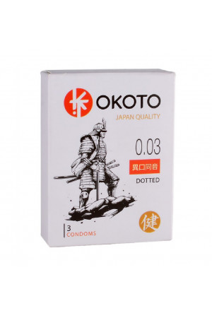 Презервативы Okoto Dotted с точками №3 1466