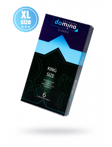 Презервативы luxe  domino classic king size 6 шт